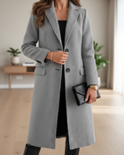 Jade | Sophisticated Long Wool Overcoat