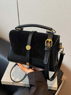 AVANLIE™ - Chic Small Square Shoulder Bag with Trendy Contrast Stitching