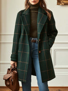 Élise | Timeless Checked Wool Coat