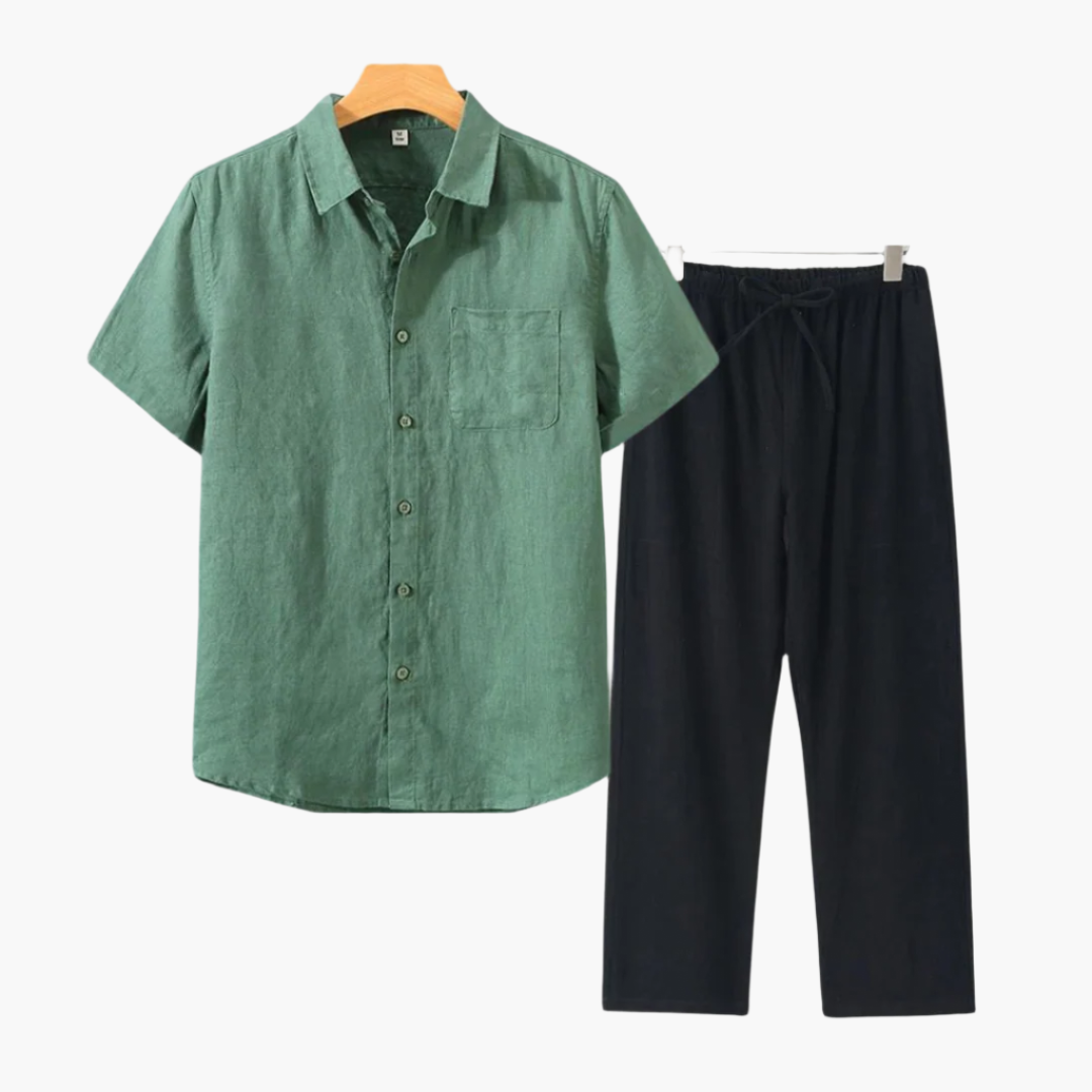 Summer Linen Set (Short Sleeve)