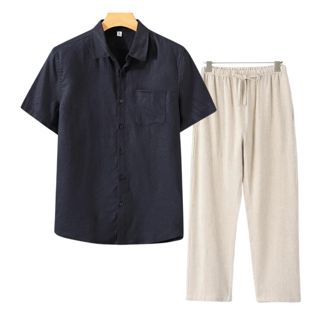 Summer Linen Set (Short Sleeve)