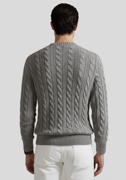 Pure Cashmere Cable-Knit Sweater