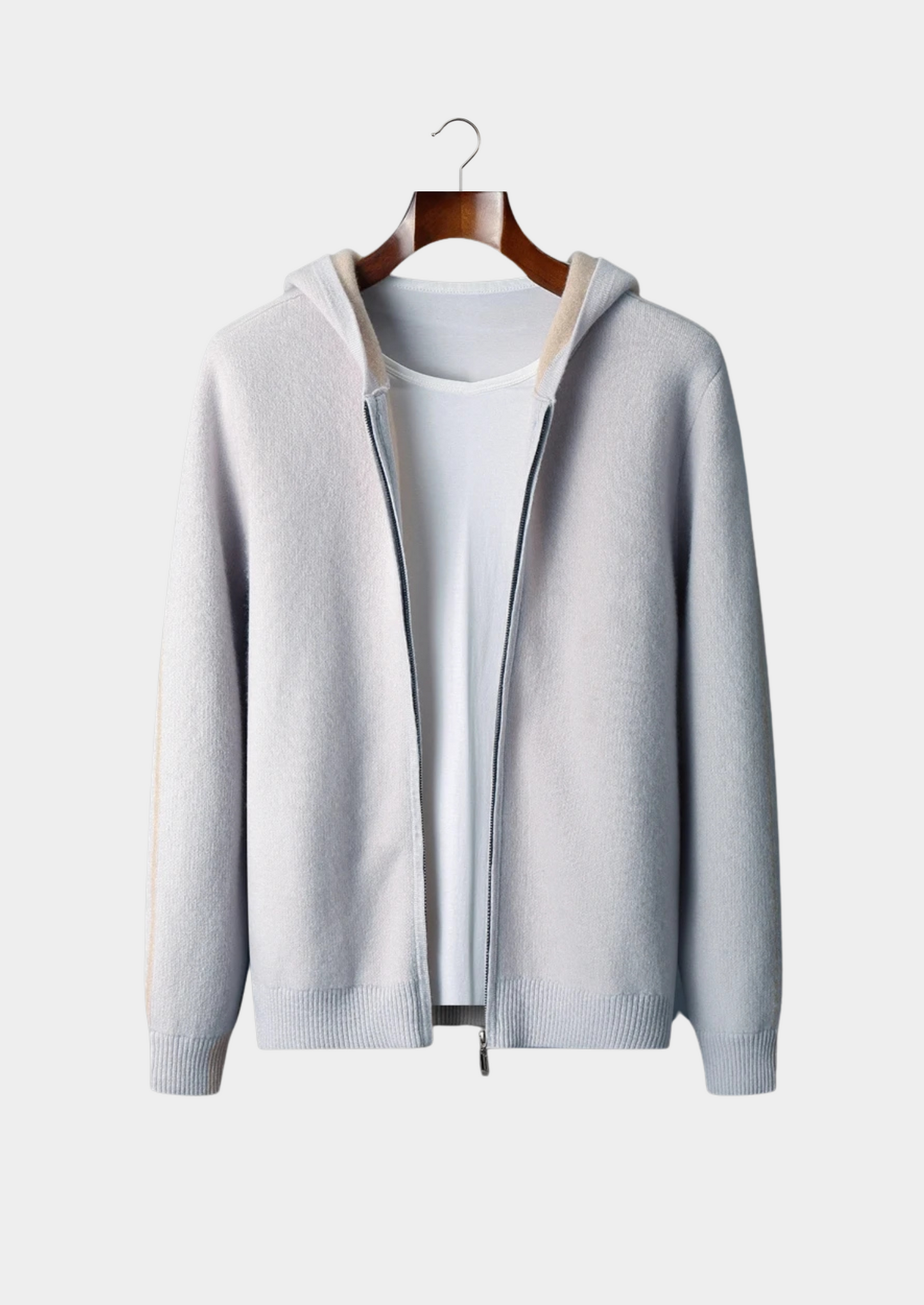 PREMIUM CASHMERE ZIPPER HOODIE
