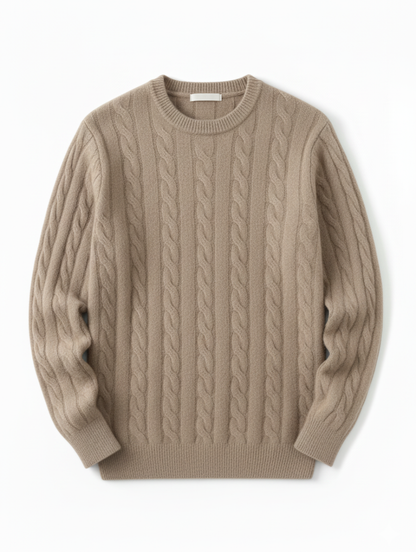 Cashmere Cable-Knit Sweater