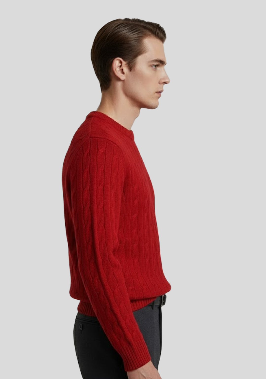 Pure Cashmere Cable-Knit Sweater