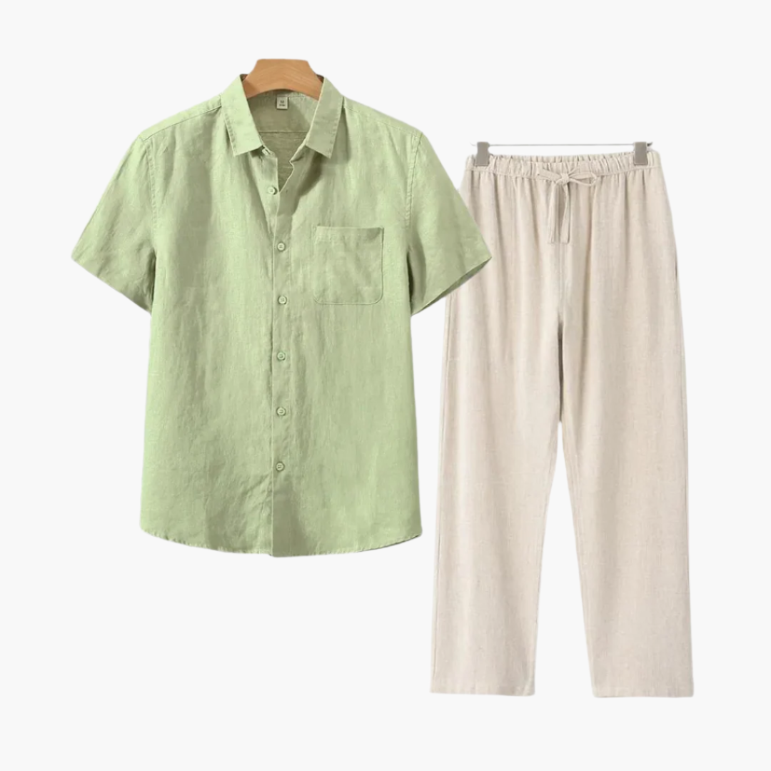 Summer Linen Set (Short Sleeve)