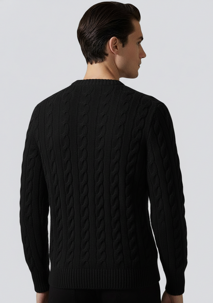Pure Cashmere Cable-Knit Sweater