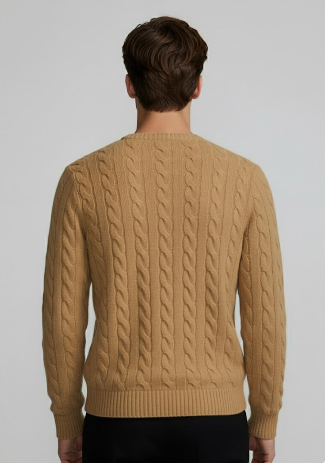 Pure Cashmere Cable-Knit Sweater