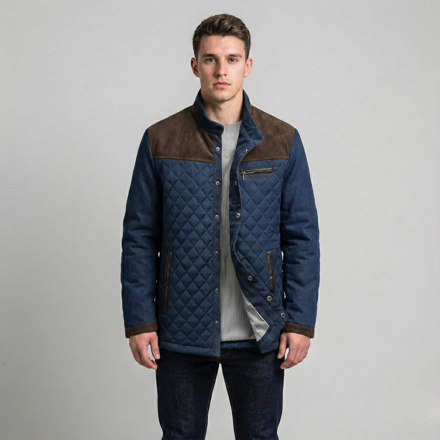 Belmont | Luxury Checked Men’s Coat