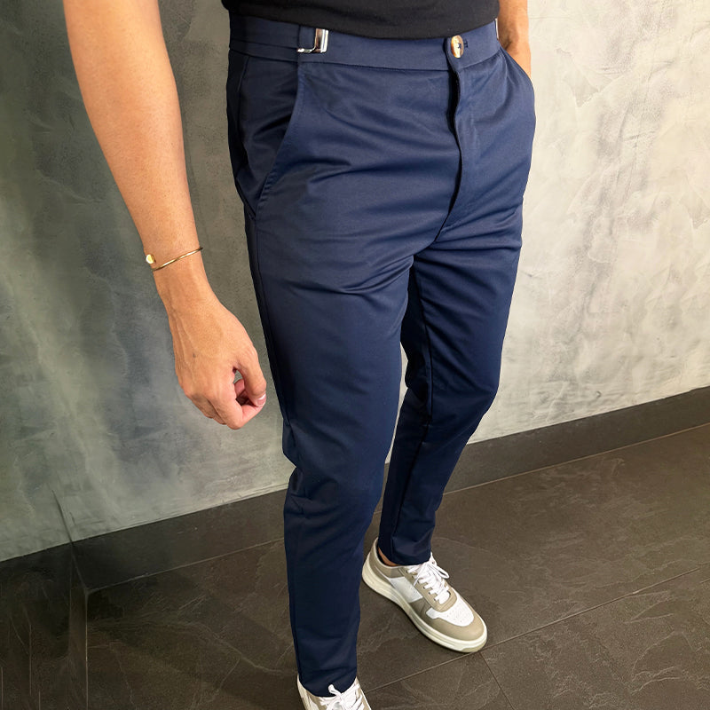 Slim Fit Stretch Pants for Men