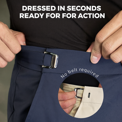 Slim Fit Stretch Pants for Men