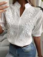 Andrea™ | Chic V-Neck Blouse