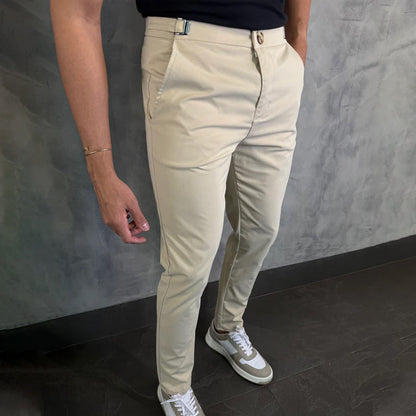 Slim Fit Stretch Pants for Men