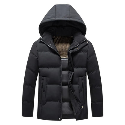 Elegant Hooded Fleece Jacket